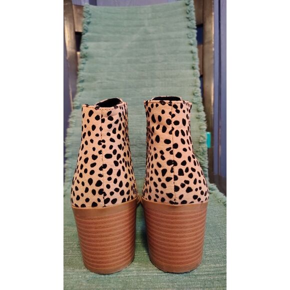 Maurices Women's Cheetah Print Ankle Booties Heels 10.5 - Picture 7 of 10